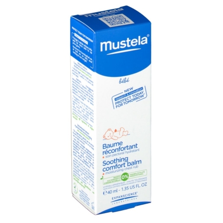 Mustela baume réconfortant soin pectoral hydratant - 40ml