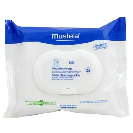 Mustela physiobebe lingette visage sachet, x 25