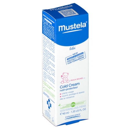 Mustela bebe cold cream nutriprotecteur, 40 ml de crème dermique