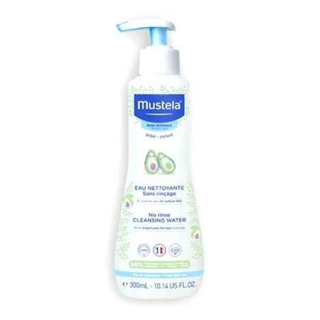 Mustela Eau nettoyante bébé sans rinçage à l'avocat, 300ml