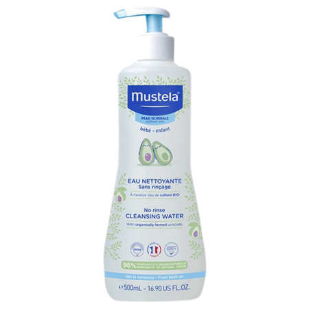 Mustela Eau Nettoyante Sans Rinçage, 500 ml