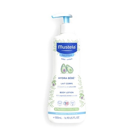 Mustela Hydra Bébé Lait corps à l'avocat, 500ml