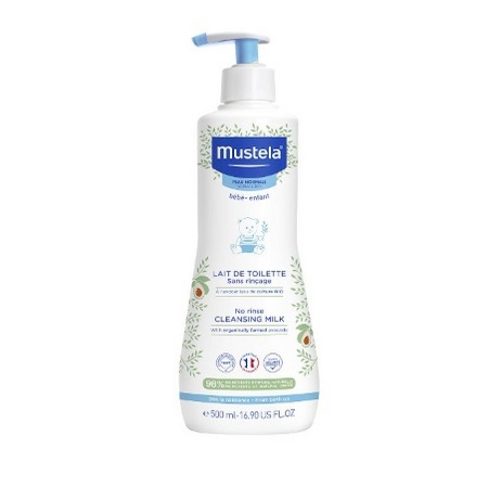 Mustela Lait de Toilette sans rinçage, 500 ml