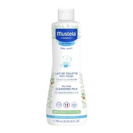 Mustela Lait de toilette sans rinçage, 750 ml