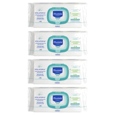 Mustela Lingette Parfumées Lot de 4  