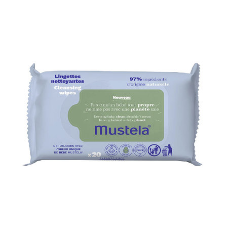 Mustela Lingettes Bébé Nettoyantes, x70