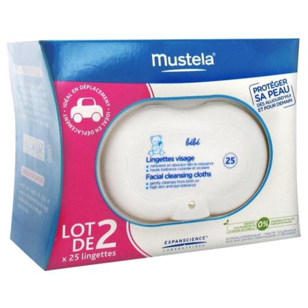 MUSTELA Lingettes Nettoyantes x25