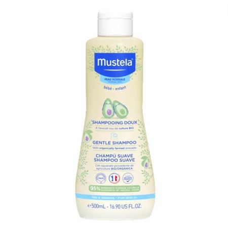 Mustela Shampoing Doux à l'Avocat Bio, 500ml