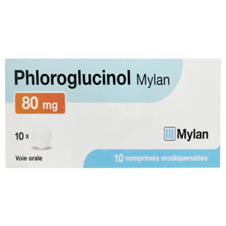 Mylan Phloroglucinol 80 mg, 10 Comprimés Orodispersibles