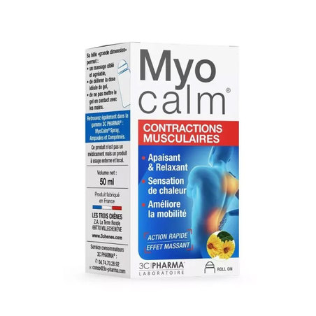 Myocalm Roll-On Contractions Musculaires, 50 ml