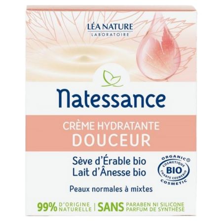 Natessance crème hydratante douceur, 50 ml