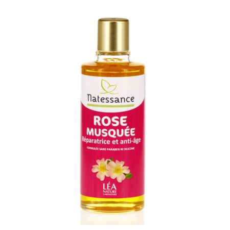 Natessance huile veg beaute rose musquee, 50 ml