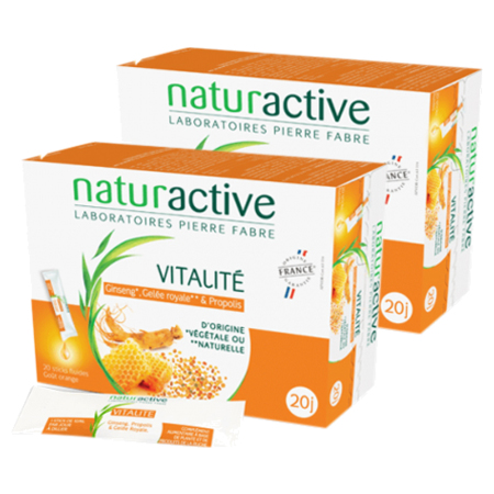 Naturactive Fluide Vitalité, 2 Boites de 20 Sticks