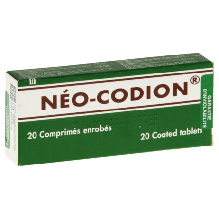 Neo-codion, 20 comprimés enrobés