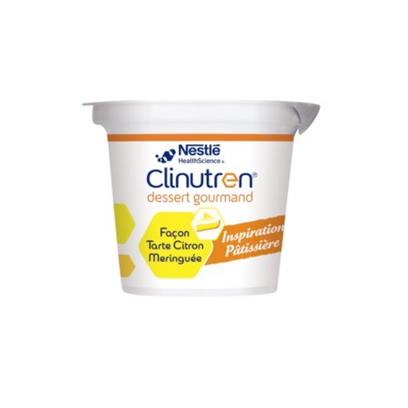 Nestlé Clinutren Dessert Gourmand Tarte Citron Meringué, 200 g