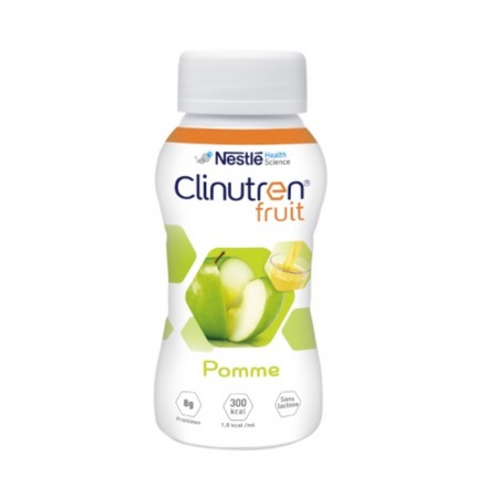 Nestlé Clinutren Fruit Pomme, 4 x 200 ml