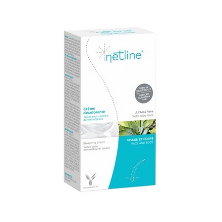 Netline Crème décolorant Visage et Corps, 40 ml de crème dermique