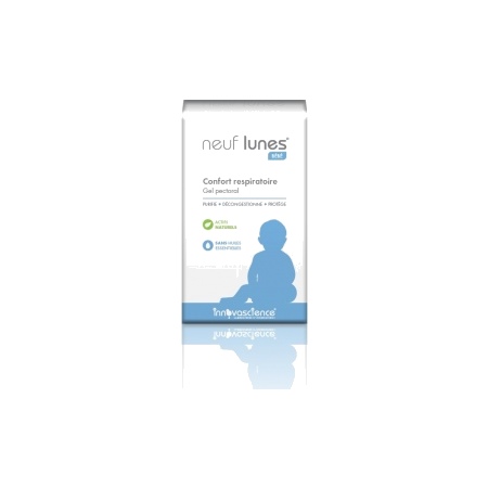 Neuf lunes bebe confort respiratoire gel, 50 ml de gel dermique