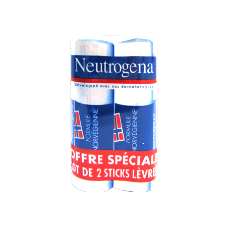 Neutrogena stick levres 4,8 g lot, x 2
