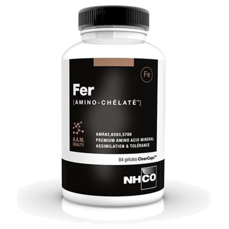 Nh co fer amino chelate, 84 gélules