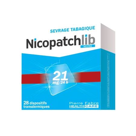 NICOPATCHLIB 21 MG/24H PATCH 28