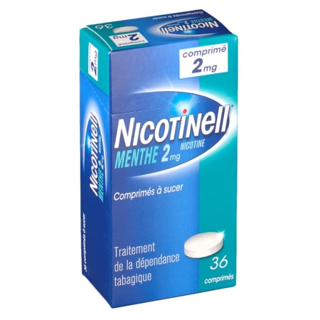 Nicotinell menthe 2 mg, 36 comprimés à sucer
