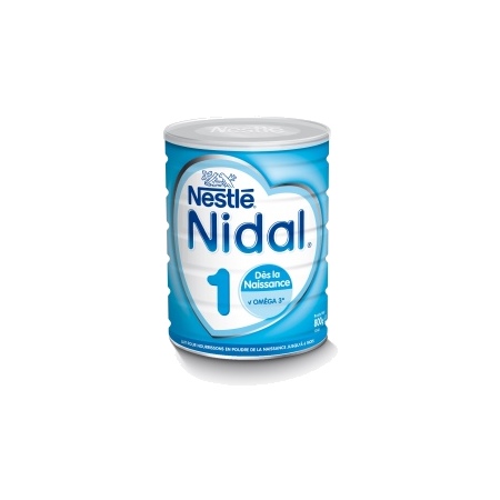 Nestlé lait poudre nidal natea dès la naissance 1 er âge - 800g