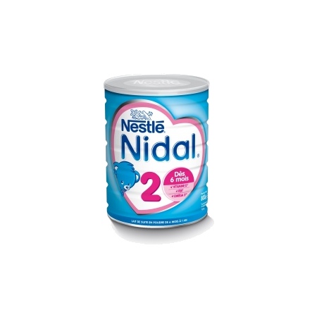 Nestlé lait poudre nidal natea dès 6 mois 2 ème âge - 800g