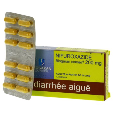 Nifuroxazide biogaran conseil 200 mg, 12 gélules