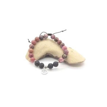 Nildor Bracelet Diffuseur Huiles essentielles Rhodonite