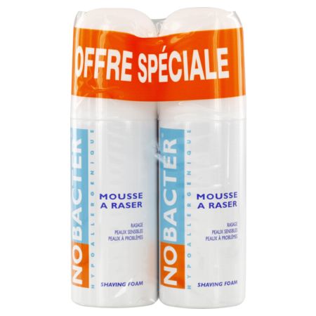 Nobacter mousse à raser 2x150 ml