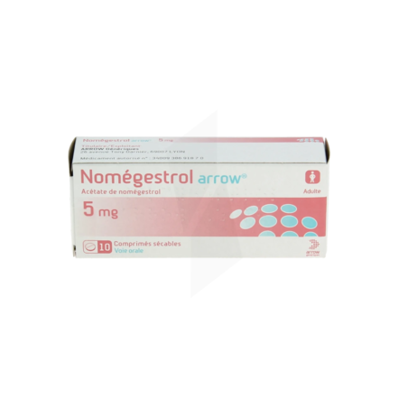 NOMEGESTROL ARROW 5 mg : prix, notice, effets secondaires ...