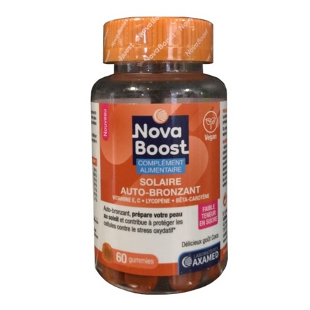 Novaboost Solaire Auto-bronzant, 60 gummies