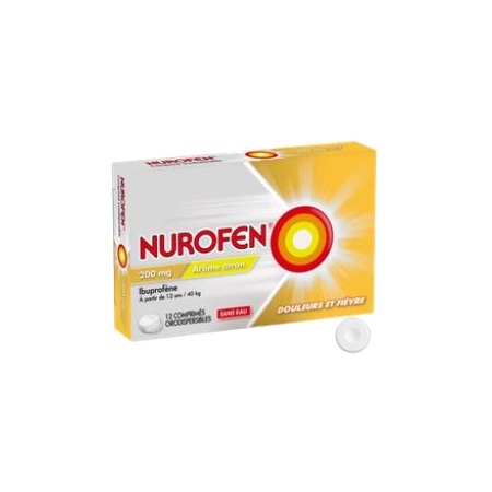 Nurofen 200 mg, 12 comprimés orodispersibles