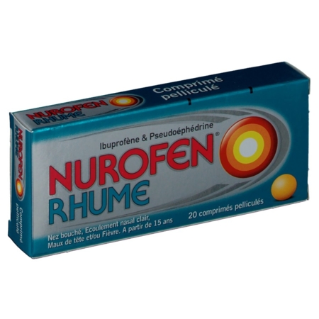 Nurofen rhume, 20 comprimés pelliculés