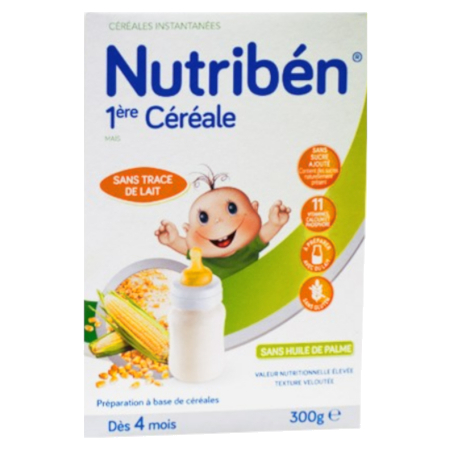 Nutribén® Premières Céréales aux Fruits Sans Gluten 300g