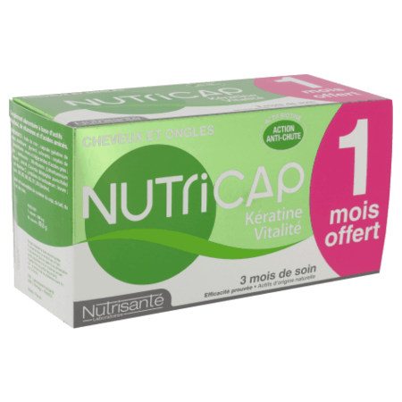 Nutrisanté nutricap keratine cheveux ongles capsule 90