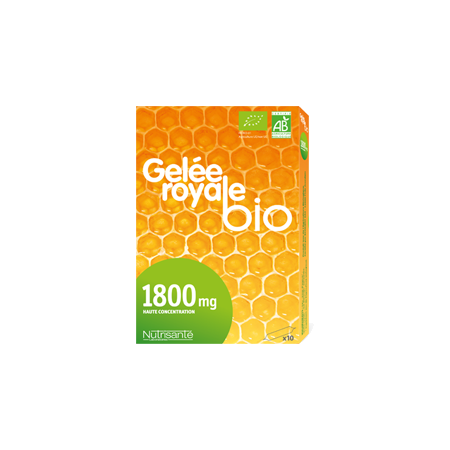 Nutrisanté Gelée Royale Bio, 10 Ampoules