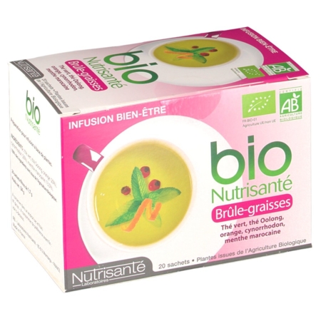 Nutrisante infusion bio brule graisse sachet 20