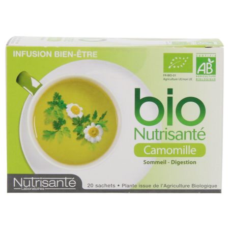 Nutrisante infusion bio camomille sachet 20