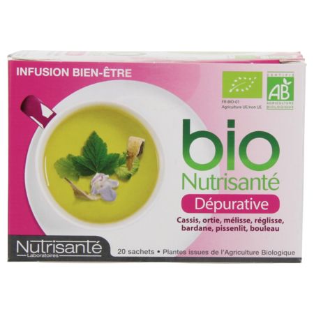 Nutrisante infusion bio depurative sachet 20