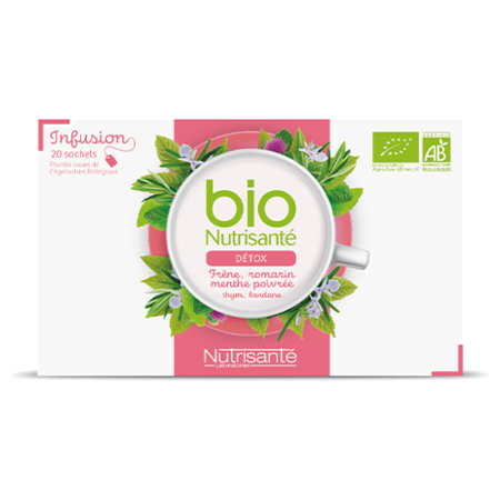 Nutrisanté Infusion Bio Detox, 20 Sachets