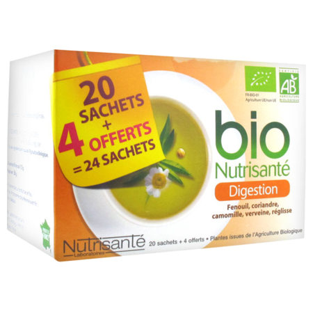 Nutrisante infusion bio digestion sachet 20 + 4 of