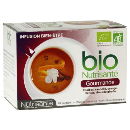 Nutrisante infusion bio gourmande sachet 20