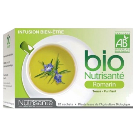 Nutrisante infusion bio romarin sachet 20