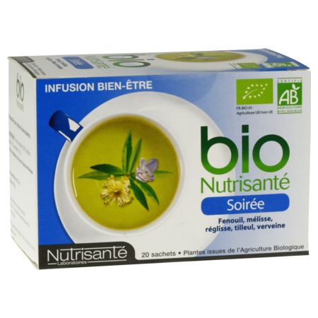 Nutrisante infusion bio soiree sachet 20