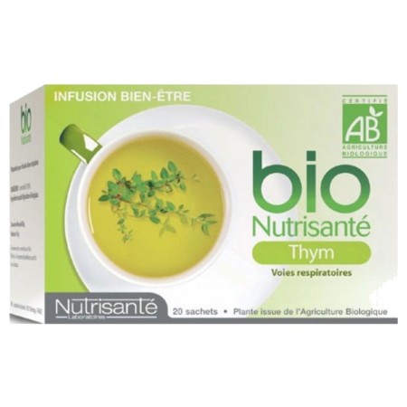Nutrisante infusion bio thym sachet 20