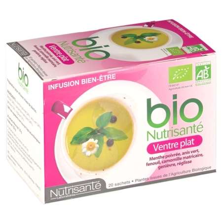 Nutrisante infusion bio ventre plat sachet 20