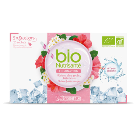 Nutrisanté Infusion Froide Bio Élimination, 20 Sachets