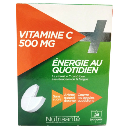 Nutrisante vitamine c 500mg cpr a croquer 12 x2